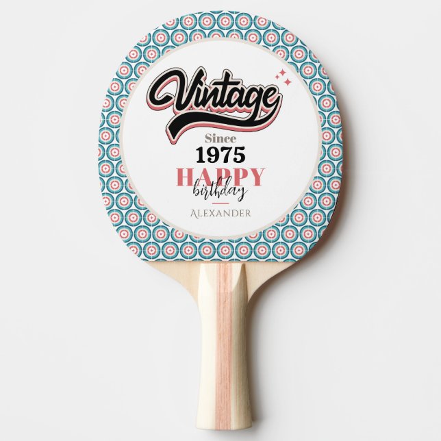 Vintage since - 1975 ping pong paddle (Front)