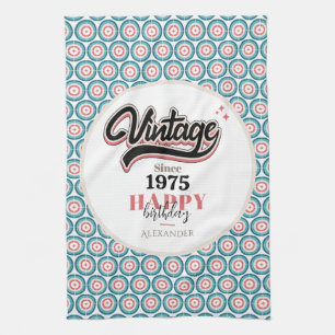 Vintage since - 1975 tea towel