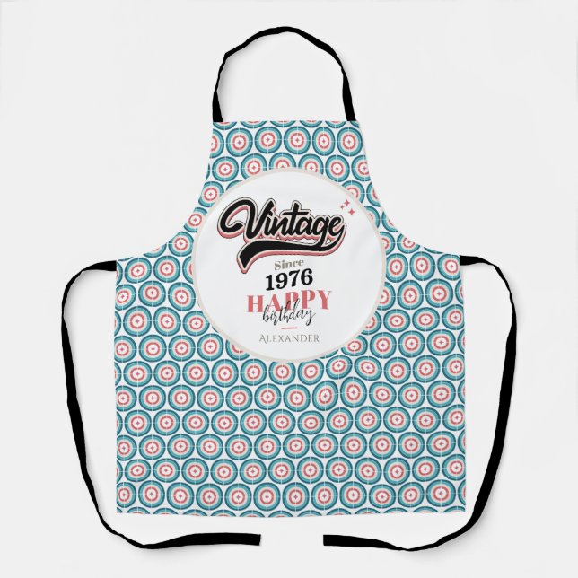 Vintage since - 1976 apron (Front)