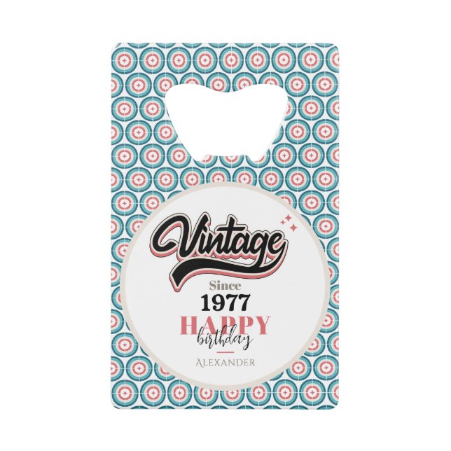 Vintage since - 1977 (Front)