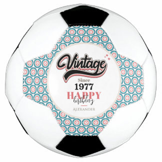 Vintage since - 1977 soccer ball
