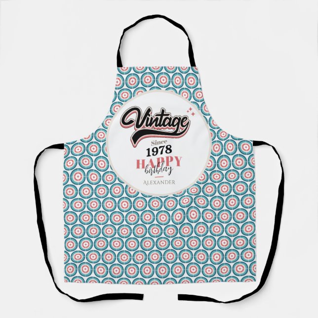 Vintage since - 1978 apron (Front)