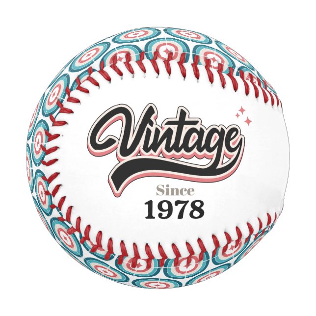 Vintage since - 1978 baseball (Front Left)
