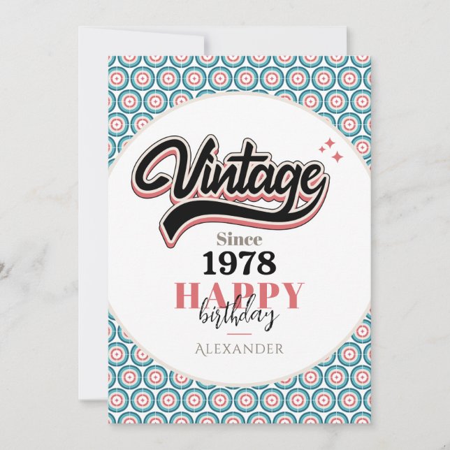 Vintage since - 1978 holiday card (Front)
