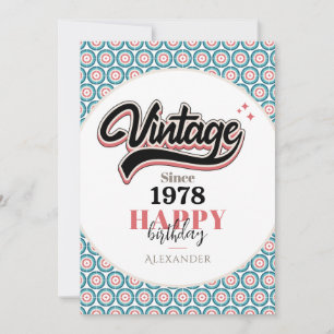 Vintage since - 1978 holiday card