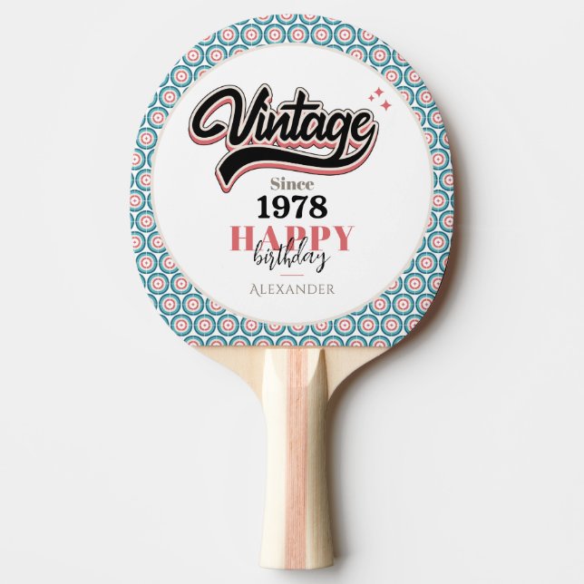 Vintage since - 1978 ping pong paddle (Front)