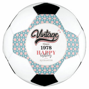 Vintage since - 1978 soccer ball