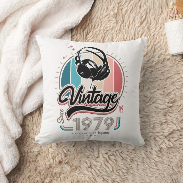 Vintage since 1979 headphones cushion (Blanket)