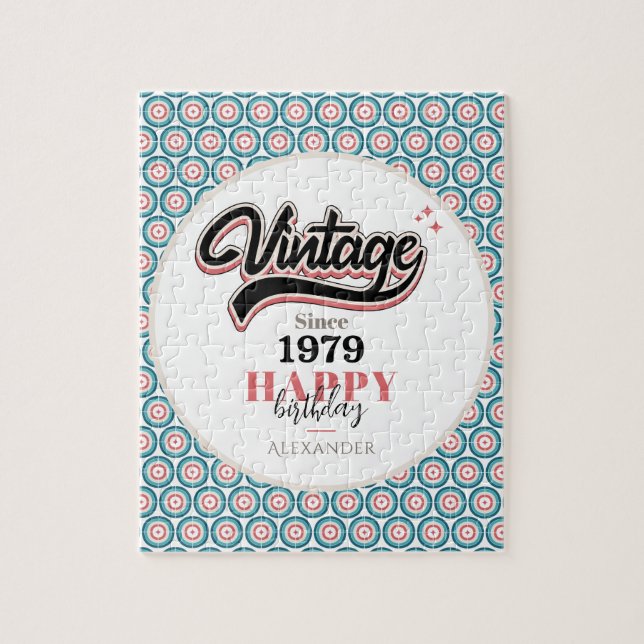 Vintage since - 1979 jigsaw puzzle (Vertical)