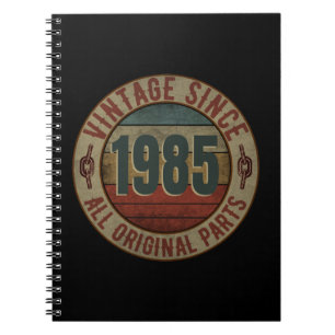VINTAGE SINCE 1985 ALL ORIGINAL PARTS. NOTEBOOK