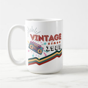 Vintage since 1985 Nostalgic & Vintage Music Coffee Mug