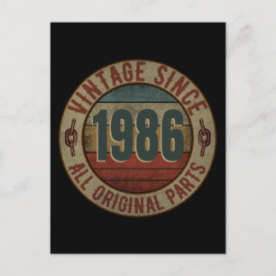 VINTAGE SINCE 1986 ALL ORIGINAL PARTS. POSTCARD