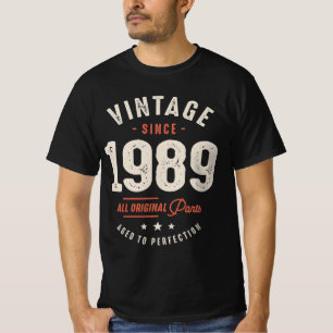 Vintage Since 1989 - 33rd Birthday Retro Classic T-Shirt