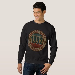 VINTAGE SINCE 1992 ALL ORIGINAL PARTS SWEATSHIRT