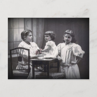 Vintage Sisters Postcard
