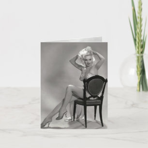 Vintage "Sitting in Style" Card