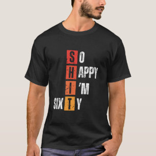 Vintage Sixties 65th 1965 Art For Men Women 60 Yea T-Shirt
