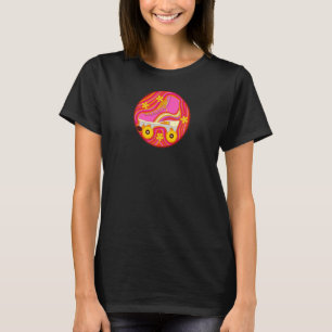 Vintage Skate Figure Skating For Girls And Women T-Shirt