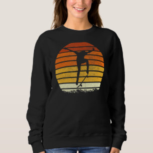 Vintage Skateboard Retro Skateboarder Skater Gift Sweatshirt