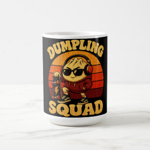 Vintage Skater Dumpling Squad Retro Graphic Tee Coffee Mug