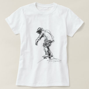 Vintage Skater in Motion T-Shirt