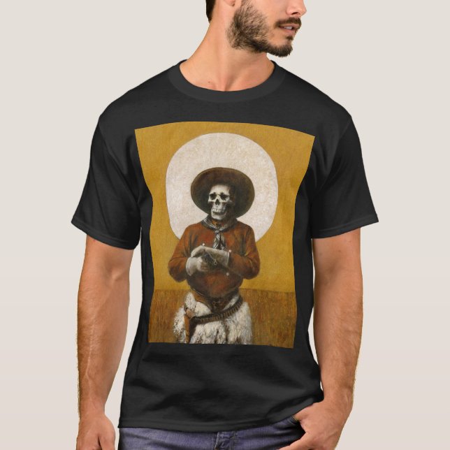 Vintage Skeleton Cowboy T-Shirt (Front)