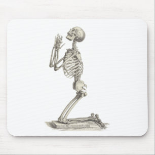 Vintage Skeleton Mouse Pad