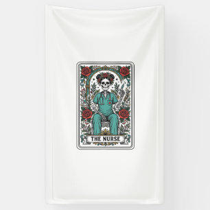 Vintage Skeleton Nurse Tarot Card Shirt Design_1 Banner