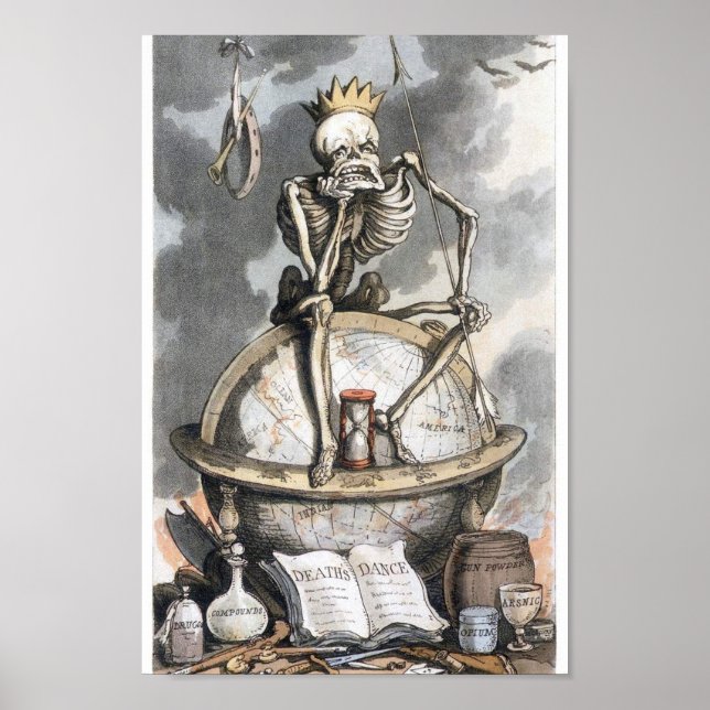 Vintage Skeleton Poster (Front)