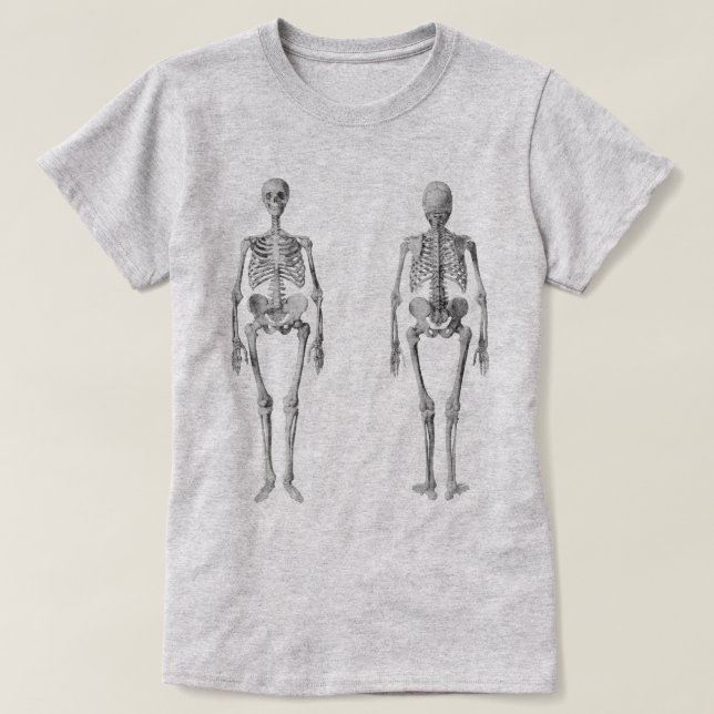 Vintage Skeleton T-Shirt (Design Front)