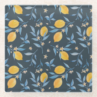 Vintage Sketch, Greeting Cards Design. Glass Coaster