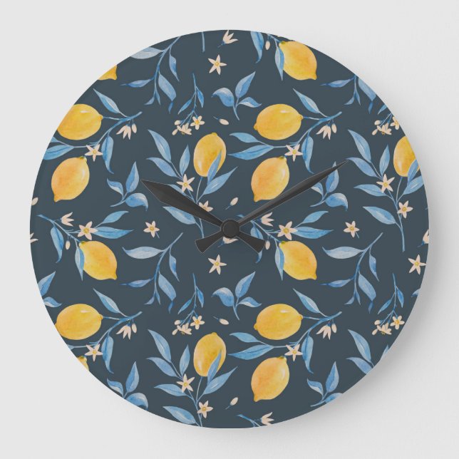 Vintage Sketch, Greeting Cards Design. Large Clock (Front)