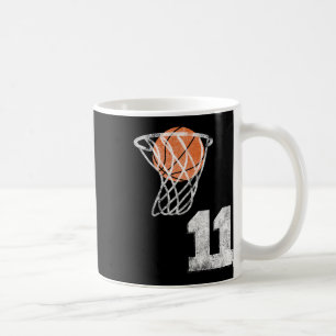 Vintage Sketll Jersey Number 11 Player Number Coffee Mug