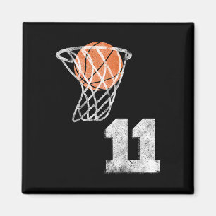 Vintage Sketll Jersey Number 11 Player Number  Magnet