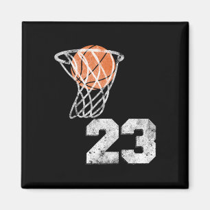 Vintage Sketll Jersey Number 23 Player Number Magnet