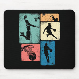 Vintage Sketll Men Boy Kids Player Coach Funny Bir Mouse Pad