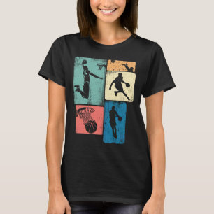 Vintage Sketll Men Boy Kids Player Coach Funny Bir T-Shirt