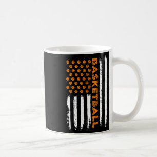 Vintage Sketll Usa Flag 4th Of July Sketll Men Boy Coffee Mug