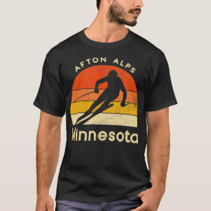 Vintage Ski Afton Alps Minnesota Mountain T-Shirt