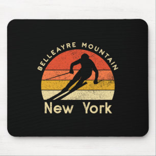 Vintage Ski Belleayre Mountain New York Mountain Mouse Pad
