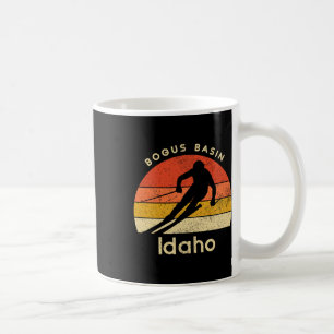 Vintage Ski Bogus Sin Idaho Mountain Coffee Mug