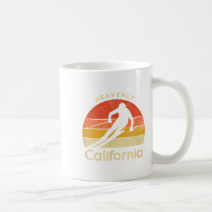 Vintage Ski Heavenly California Mountain Coffee Mug