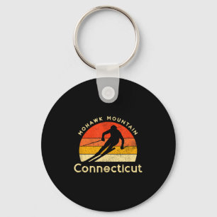Vintage ski mohawk mountain connecticut mountain key ring