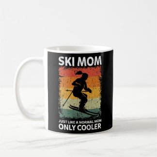 Vintage Ski Mom Like A Normal Mom Only Cooler Coffee Mug