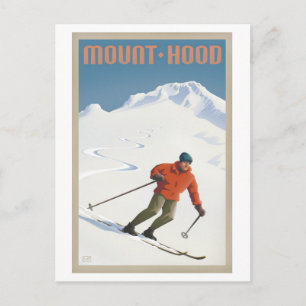 Vintage Ski Mt. Hood Postcard