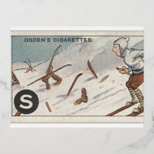 Vintage Ski Postcard