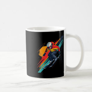 Vintage Ski Racer Design - Retro  Coffee Mug