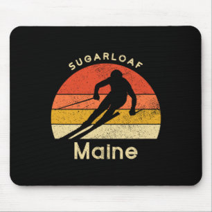 Vintage Ski Sugarloaf Maine Mountain  Mouse Pad