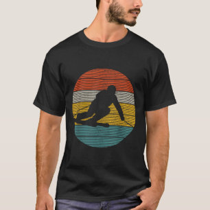 Vintage Ski Winter Sports Racing Downhill Skier Gi T-Shirt