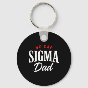 Vintage Skibidi Best Dad No Cap Sigma Dad Funny Fa Key Ring